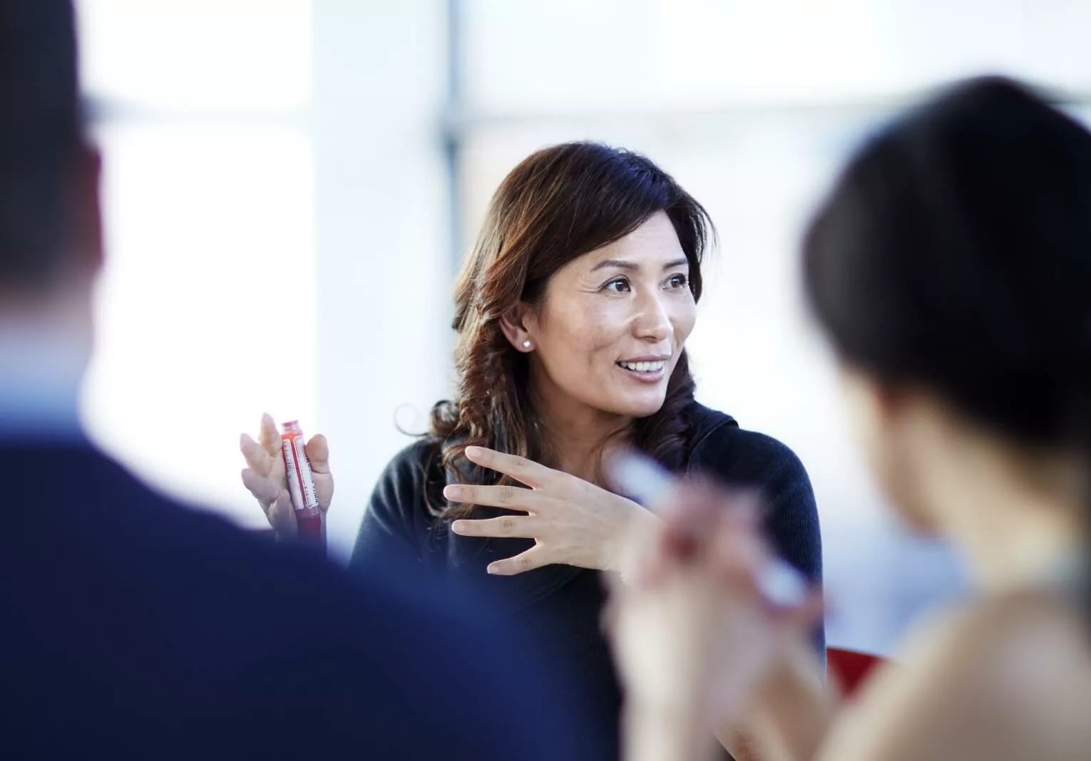 Consultants in discussion